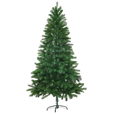 vidaXL Künstlicher Weihnachtsbaum Naturgetreue Nadeln 150 cm Grün