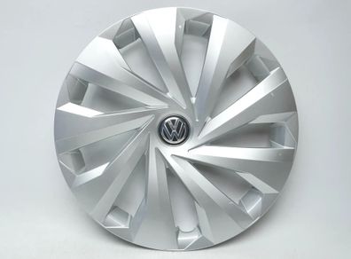 1x Radkappe Original VW Polo 7 2G AW Radzierblende 15 Zoll Silber 2G0601147A