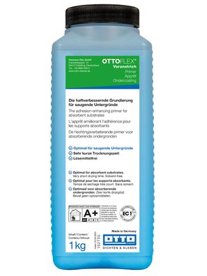 Ottoflex Voranstrich 1 kg Grundierung Flüssigfolie Abdichtung Dusche Gipskarton