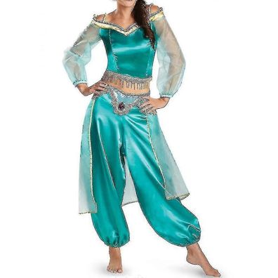 Erwachsene Frauen Aladdin Alibaba Jasmin Prinzessin Cosplay Kostüm Outfit