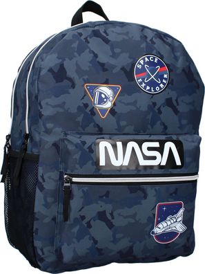 Nasa Robuster Rucksack - Kinder bis 140 cm - Trolley-Gurt und gepolstertem Fach