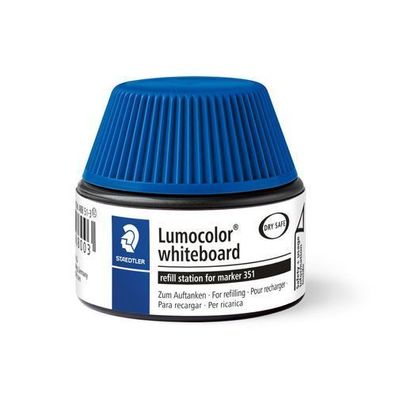 Staedtler Nachfülltinte Lumocolor f. whiteboard marker blau 488 51-3