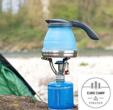 faltbarer Wasserkocher Wasserkessel für Outdoor Camping Zelten Trekking Survival