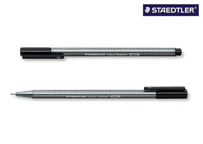 Staedtler Feinschreiber triplus® fineliner 334-9 schwarz 0,3mm Dreikant