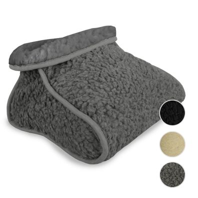 Fußwärmer Lammflor Fusswärmer Fußheizung Zehenwärmer Wärmeschuh Fußsack Wellness