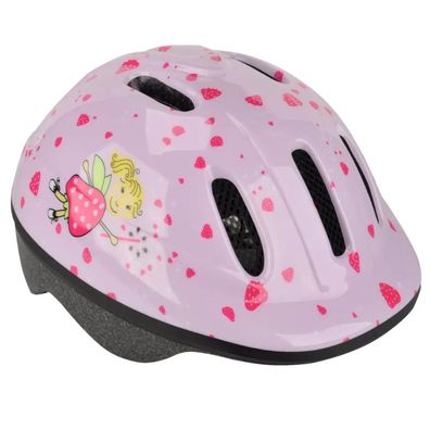 Fischer Kinder Fahrrad-Helm Rosa S / M Sport-Helm Inliner Skateboard Sturz-Helm