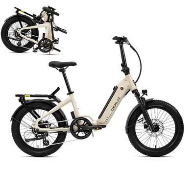 DERUIZ E-Bike Faltrad Peridot 20 * 3.0 Zoll Eike mit Bluetooth sale für Damen Herren