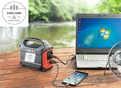 NEU 12V 230 Volt USB Powerbank Solar-Konverter Licht für Wohnwagen Camping Zelt