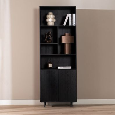 Bronx71 Schrank Bradley schwarz 220 cm