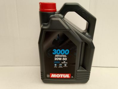 7, €/ l Motul 3000 4T 20W-50 4 L mineral. 4-Takt Motorrad Öl