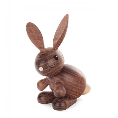 Osterhase Hase Henry" dunkel" Höhe 11cm NEU Osterfigur Holzhase