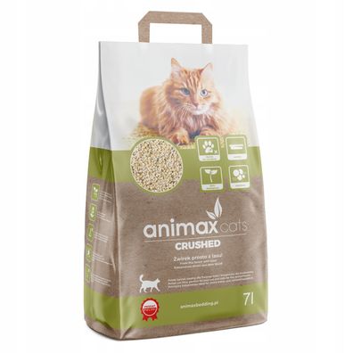 ANIMAX Katzenstreu Cats 20l klumpende zerkleinerte Holzstreu