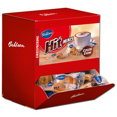 Bahlsen Hit Minis Portionspackung Doppelkeks Kakaocreme-Füllung 975g