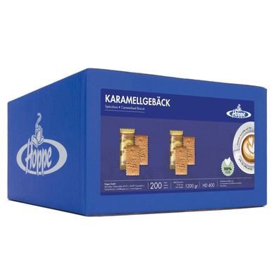 Hoppe Karamellgebäck ein Klassiker an der Tasse einzeln verpackt 1200g