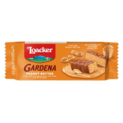 Loacker Gardena Peanut Butter Knusperwaffel mit Erdnusscreme 38g