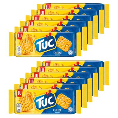 Tuc Cracker Cheese Snack Salzgebäck mit Käse Geschmack 100g 12er Pack