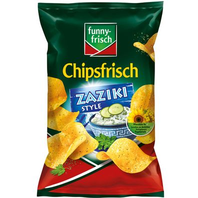 funny frisch Chipsfrisch Zaziki Style vegetarisch glutenfrei 150g