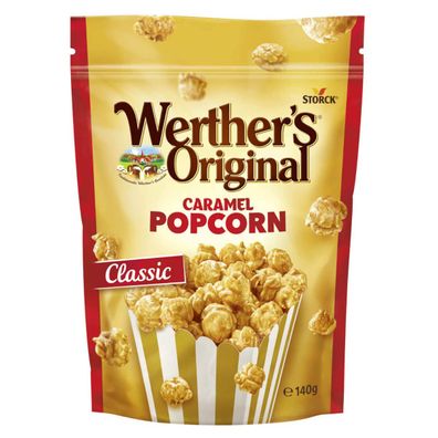 Werthers Original Caramel Popcorn Classic knackig süßer Snack 140g