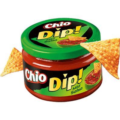 Chio Dip Mild Salsa mit fruchtigen Paprika und Tomatenstücken 200ml