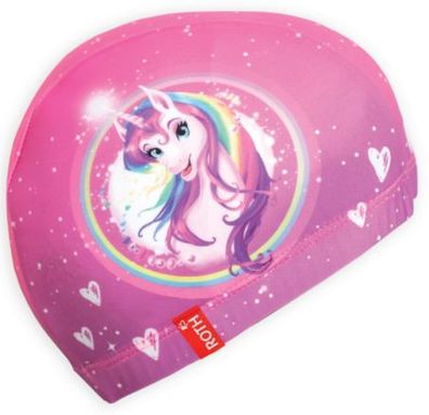 ROTH 89141 Kinder-Badekappe "Einhornportrait"(S)