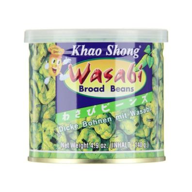 Khao Shong Dicke Bohnen mit scharfem Wasabi Knabberspezialitäten 140g