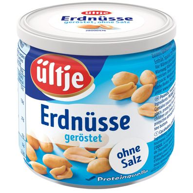 Ültje Erdnüsse geröstet und ungesalzen knackige Erdnusskerne 180g