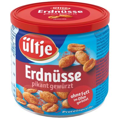 Ültje Erdnüsse ohne Fett pikant geröstet mit Paprikawürzung 180g