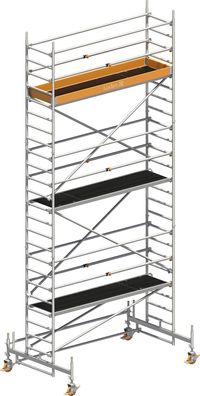Layher Rollgeruest Uni Standard P2 mit Uni Telegelaender 7,35m AH