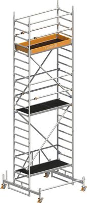 Layher Rollgeruest Zifa P2 mit Uni Telegelaender 6,76m AH