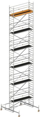 Layher Rollgeruest Uni Standard P2 mit Uni Telegelaender 13,38m AH