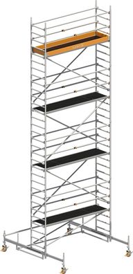 Layher Rollgeruest Uni Standard P2 mit Uni Telegelaender 9,38m AH