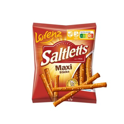 Lorenz Saltletts Maxi Sticks XXL Salzstangen mit Meersalz 125g