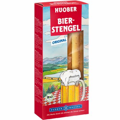Huober Bio Bierstengel Stangengebäck mit Kümmel und Salz 100g