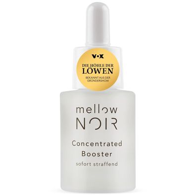 mellow NOIR Booster 15ml - Straffendes Hyaluron Serum für Gesicht & Augen, Vegan