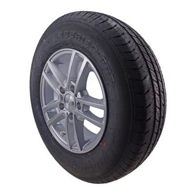 185 R14C Komplettrad mit Alufelge 5.5J x 14, ET 30, LK 5x112, für PKW Anhänger
