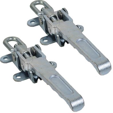 2 x Exzenterverschluss Bordwandverschluss verstellbar 270mm lang f. PKW Anhänger