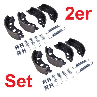 2er Set Bremsbacken Bremsbeläge passend für Alko 200x50 2050/2051 PKW Anhänger