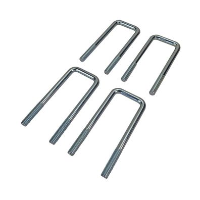 4er Set U Bügelschraube M10 verzinkt LH = 180 mm LW = 43 mm