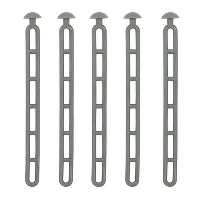 5 x Zelt Abspannleiter 23,5cm mit Nietkopf