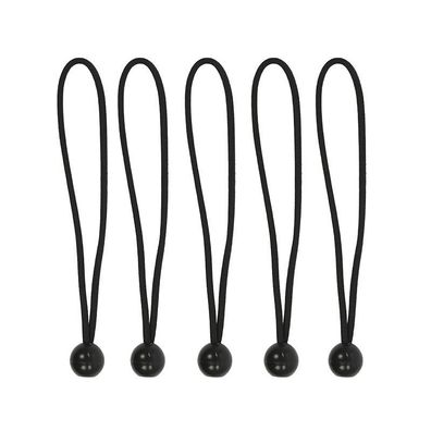 5 x Zeltspanner elastisch 25cm mit Kunststoffball