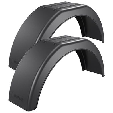 2 x Anhänger Kotflügel Kunststoff 200mm/770mm Schutzblech eckige Ausführung