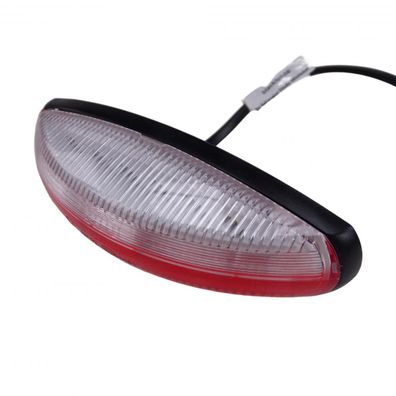 Aspöck LED Flexipoint II Umrissleuchte rot/weiß mit DC Anschluß 31-8524-017
