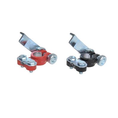 Batteriepol-Schnellverbinder-Set ( + ) und (-) rot/schwarz
