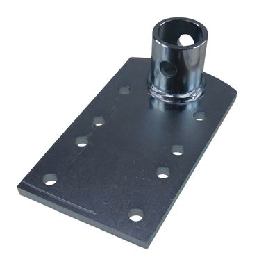 Flansch passend für Rahmenhöhe 120mm, Ausdrehstütze, Kurbel-Stütze Schwenkstütze