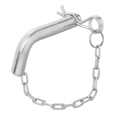 Sperrbolzen mit Sicherungsstift und Kette für Abstellstütze Stützfuß 350mm