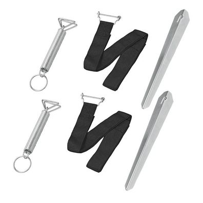 Sturm Abspannset / Sturmband 2 x 3,5m für Markiese, Vorzelt, Wohnmobil, Camping