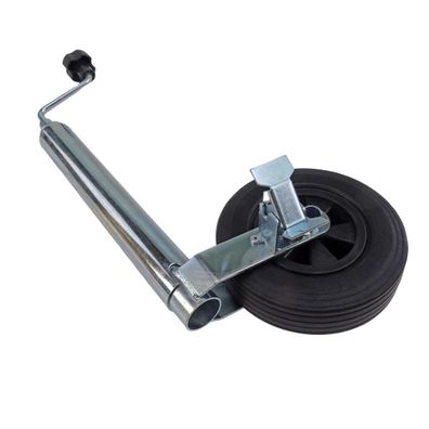 Stützrad Pinstop mit integrierter Feststellbremse und 48mm Rohrdurchmesser