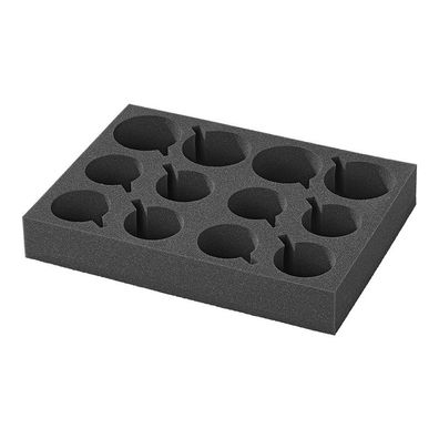 Tassenhalter aus weichem Schaum für Gläser und Tassen 4x Ø 7,5cm, 8x Ø 6cm