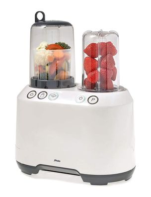 Alecto BFP-88 5 in 1 Foodprocessor Babynahrungszubereiter Pürieren Erwärmen weiß