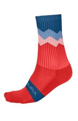 Endura JAGGED Fahrradsocken Pomegranate